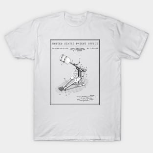 United States Office Patent - Double Bass Pedal Fitzgerald & Lockey T-Shirt